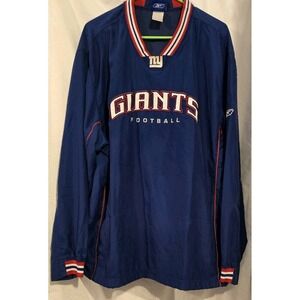 New York Giants NFL Team Apparel Pullover Windbreaker Jacket‎  XL